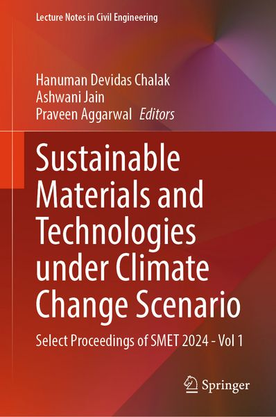 Produktbild: Sustainable Materials and Technologies under Climate Change Scenario