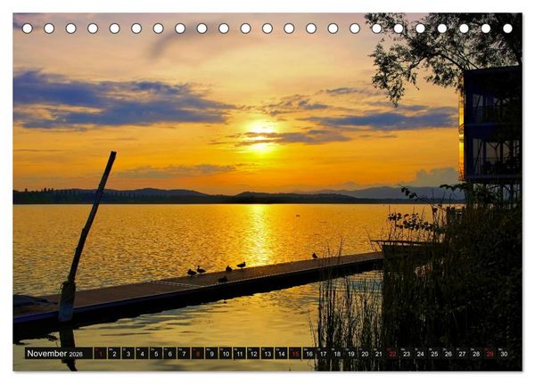 Produktbild: Lago di Varese - Eine der sch&ouml;nsten Seenlandschaften Italiens (Tischkalender 2026 DIN A5 quer), CALVENDO Monatskalender