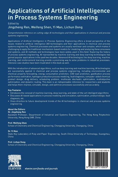 Produktbild: Applications of Artificial Intelligence in Process Systems Engineering