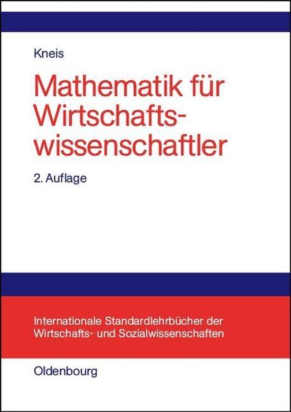Produktbild: Mathematik f&uuml;r Wirtschaftswissenschaftler