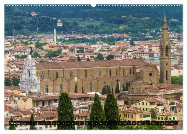 Produktbild: Impressionen aus FLORENZ (Wandkalender 2026 DIN A2 quer), CALVENDO Monatskalender