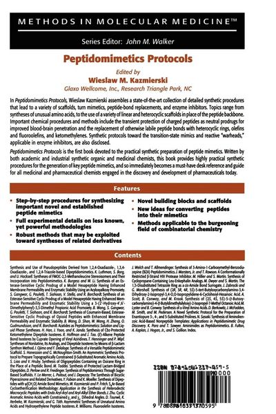 Produktbild: Peptidomimetics Protocols