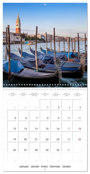 Produktbild: Fascination VENICE (Wall Calendar 2026 12 &times; 12 Inch) CALVENDO 12 Month Wall Calendar
