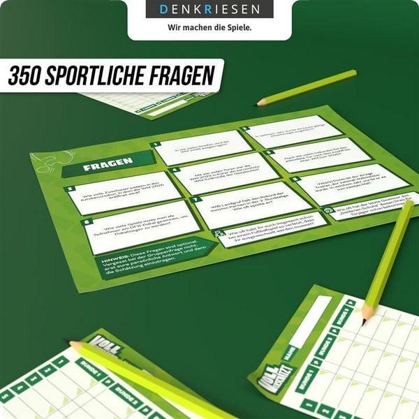 Produktbild: DENRKIESEN - VOLL VERSCH&Auml;TZT Fussball Edition - "Knapp daneben ist auch gewonnen."