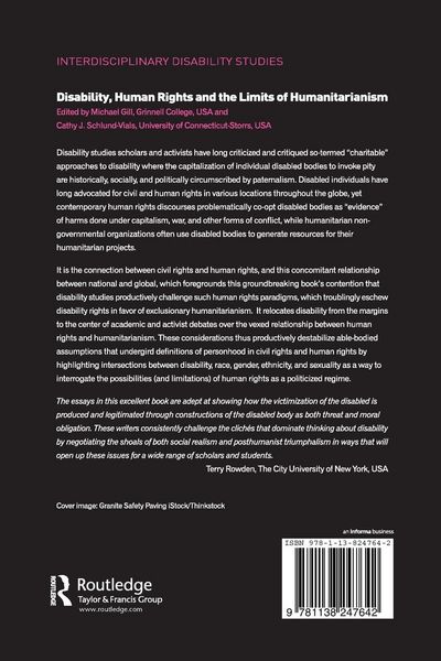Produktbild: Disability, Human Rights and the Limits of Humanitarianism