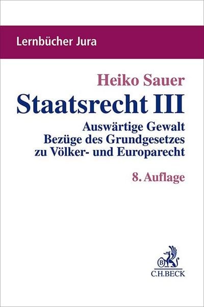 Produktbild: Staatsrecht III