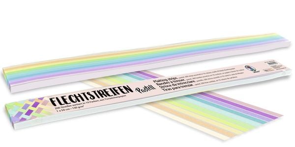 Produktbild: URSUS 200 Flechtstreifen "Pastell", 1 x 50 cm
