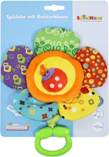 SpielMaus Spieluhr mit Knisterblumen