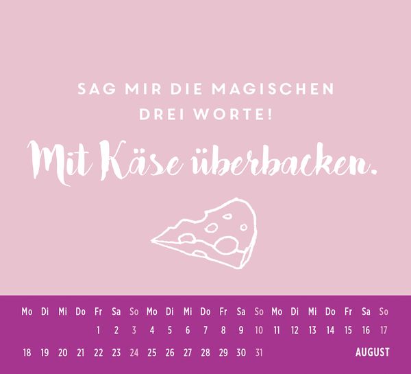 'Mini-Kalender 2025: Ich wollte ja nett sein, aber jetzt hab ich Hunger' - 'Buchkalender 