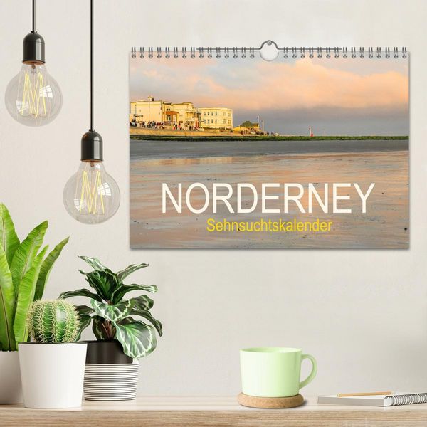 Produktbild: Norderney Sehnsuchtskalender (Wandkalender 2026 DIN A4 quer), CALVENDO Monatskalender