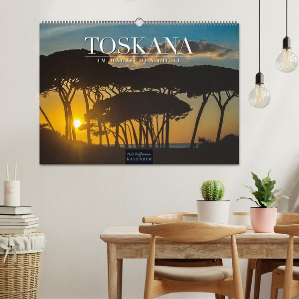 Produktbild: TOSKANA im magischen Licht (Wandkalender 2026 DIN A2 quer), CALVENDO Monatskalender