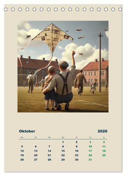Produktbild: Gute alte Zeit der sechziger Jahre (Tischkalender 2026 DIN A5 hoch), CALVENDO Monatskalender