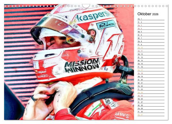 Produktbild: Cockpit, Helm und Halo (Wandkalender 2026 DIN A3 quer), CALVENDO Monatskalender