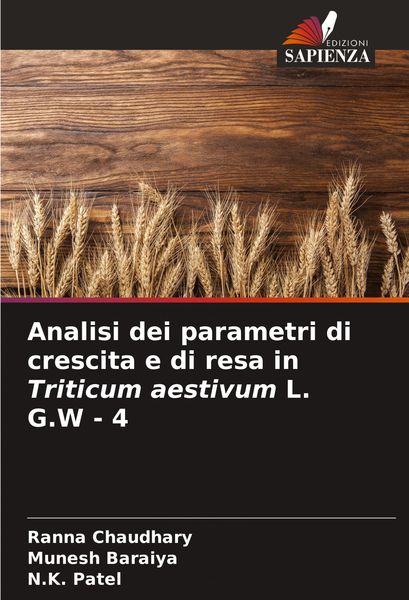 Produktbild: Analisi dei parametri di crescita e di resa in Triticum aestivum L. G.W - 4