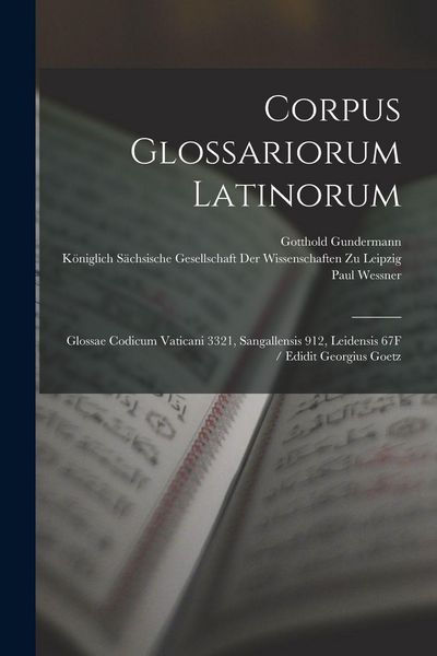 Produktbild: Corpus Glossariorum Latinorum
