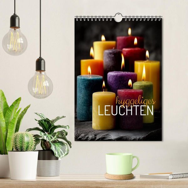 Produktbild: Hyggeliges Leuchten (Wandkalender 2026 DIN A4 hoch), CALVENDO Monatskalender