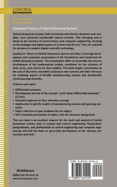 Produktbild: Qualitative Theory of Hybrid Dynamical Systems