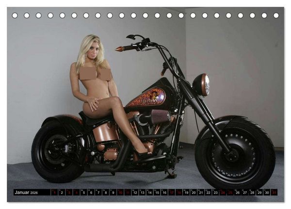 Produktbild: Best Biker Girls (Tischkalender 2026 DIN A5 quer), CALVENDO Monatskalender