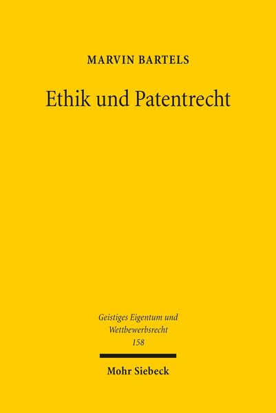 Produktbild: Ethik und Patentrecht