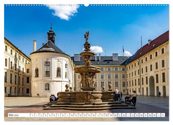 Produktbild: Tschechische Republik - Prag (hochwertiger Premium Wandkalender 2026 DIN A2 quer), Kunstdruck in Hochglanz