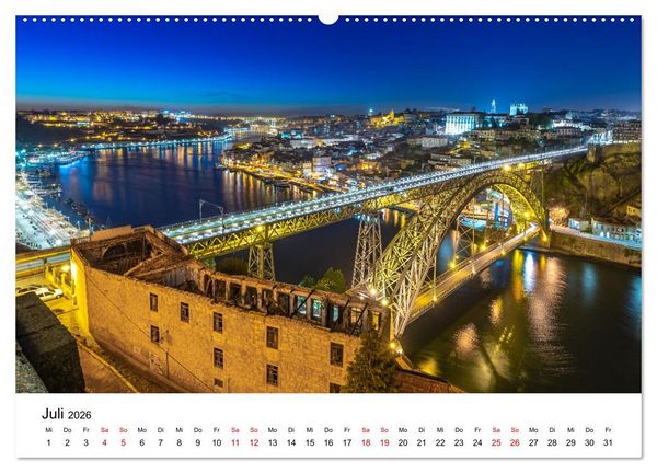 Produktbild: Lichter der Stadt (hochwertiger Premium Wandkalender 2026 DIN A2 quer), Kunstdruck in Hochglanz