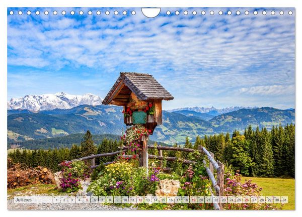 Produktbild: Gr&uuml;&szlig;e aus Lend und Embach (Wandkalender 2026 DIN A4 quer), CALVENDO Monatskalender