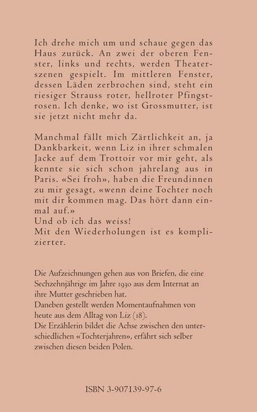 Produktbild: Tochterjahre