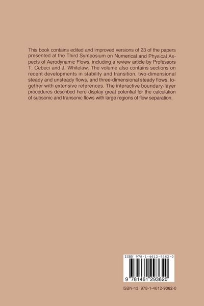 Produktbild: Numerical and Phyical Aspects of Aerodynamic Flow III