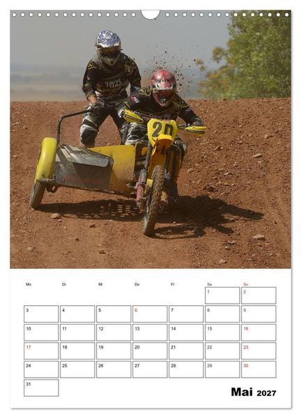 Produktbild: Motocross Terminplaner (Wandkalender 2027 DIN A3 hoch), CALVENDO Monatskalender