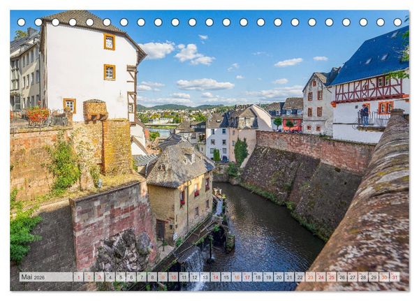Produktbild: Saarburg Impressionen (Tischkalender 2026 DIN A5 quer), CALVENDO Monatskalender