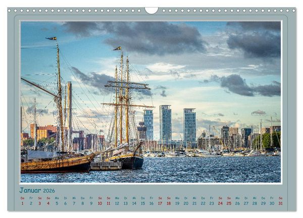 Produktbild: HELSINKI CITY (Wandkalender 2026 DIN A3 quer), CALVENDO Monatskalender