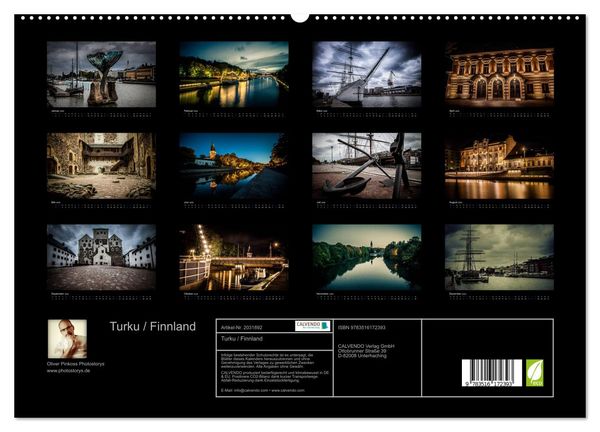 Produktbild: Turku / Finnland (hochwertiger Premium Wandkalender 2026 DIN A2 quer), Kunstdruck in Hochglanz