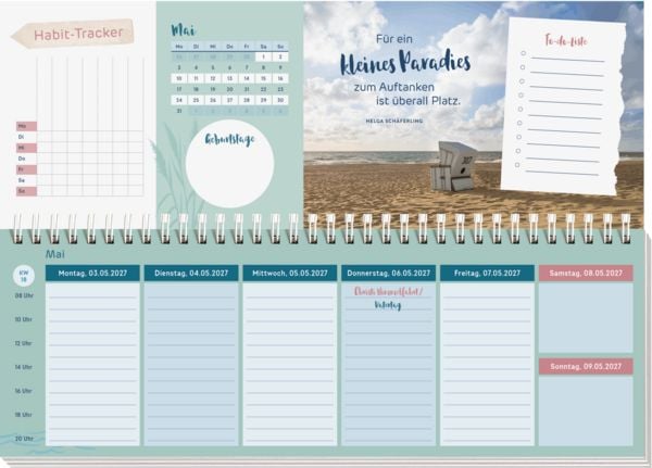 Produktbild: Tischkalender 2027 quer: Nimm dir etwas Zeit f&uuml;r dich