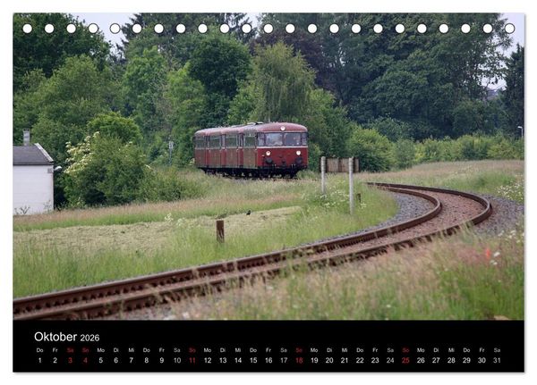 Produktbild: Der Nebenbahnretter (Tischkalender 2026 DIN A5 quer), CALVENDO Monatskalender