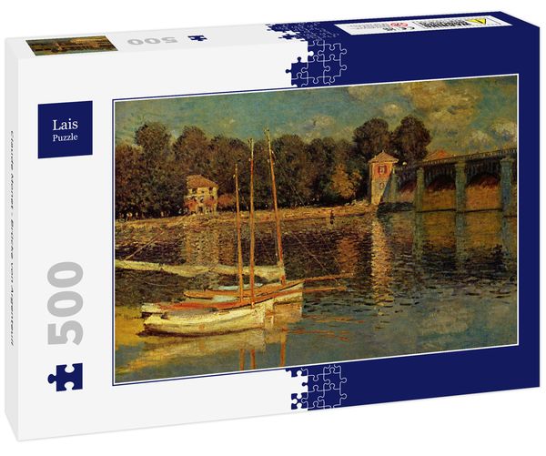 Produktbild: Lais Puzzle Claude Monet - Br&uuml;cke von Argenteuil 500 Teile