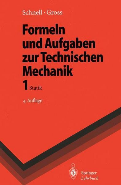 Produktbild: Formeln und Aufgaben zur Technischen Mechanik