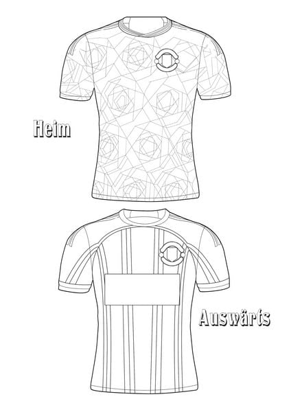 Produktbild: Fu&szlig;ball-Malbuch Trikot-Designer f&uuml;r Kinder ab 6 Jahren mit 100 Motiven zum Ausmalen