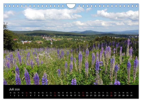 Produktbild: Rund um den Ochsenkopf (Wandkalender 2026 DIN A4 quer), CALVENDO Monatskalender