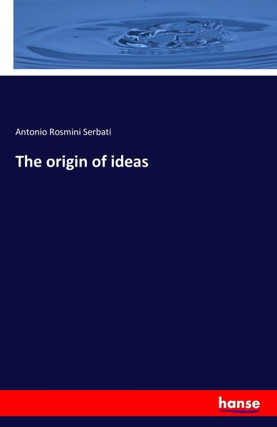 Produktbild: The origin of ideas