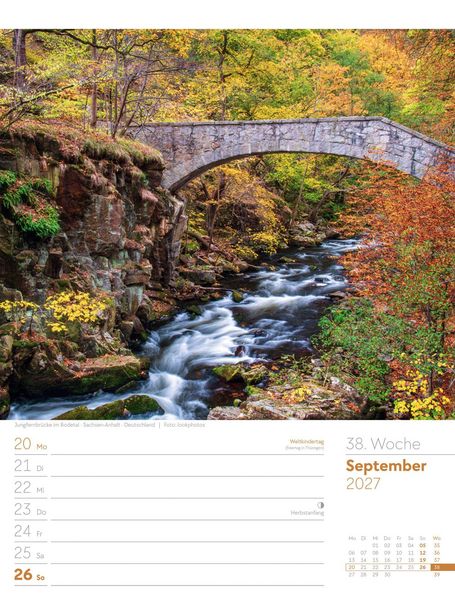 Produktbild: Unser Wald Wochenplaner Kalender 2027