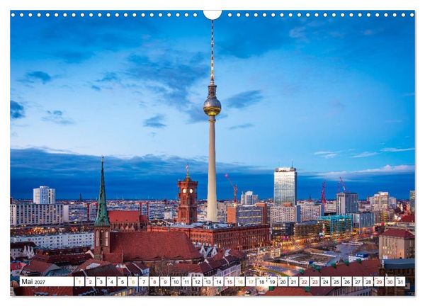 Produktbild: Deutsche St&auml;dte im sch&ouml;nsten Licht (Wandkalender 2027 DIN A3 quer), CALVENDO Monatskalender