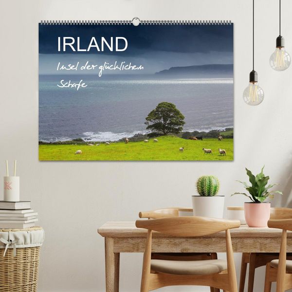 Produktbild: IRLAND - Insel der gl&uuml;cklichen Schafe (Wandkalender 2026 DIN A2 quer), CALVENDO Monatskalender