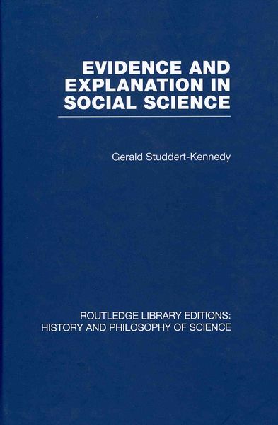 Produktbild: Studdert-Kennedy, G: Evidence and Explanation in Social Scie