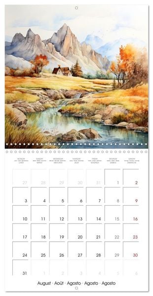 Produktbild: Terres d'habitats (Calendrier mural carr&eacute; 2026 30x30 cm) Calendrier double avec une page pour vos prises de notes