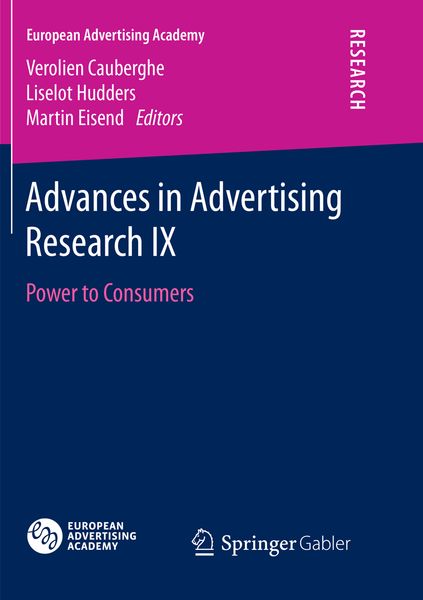 Produktbild: Advances in Advertising Research IX