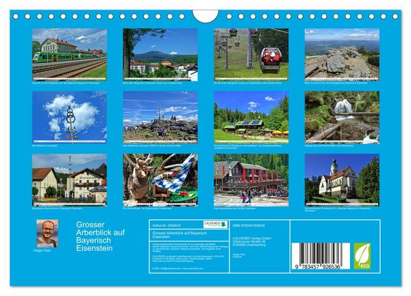 Produktbild: Grosser Arberblick auf Bayerisch Eisenstein (Wandkalender 2026 DIN A4 quer), CALVENDO Monatskalender