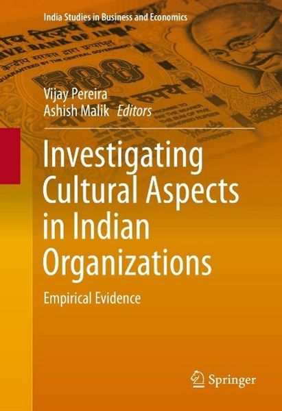 Produktbild: Investigating Cultural Aspects in Indian Organizations