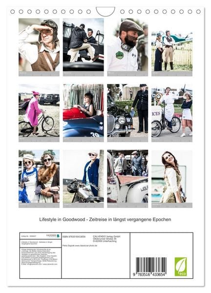 Produktbild: Lifestyle in Goodwood - Zeitreise in l&auml;ngst vergangene Epochen (Wandkalender 2026 DIN A4 hoch), CALVENDO Monatskalender