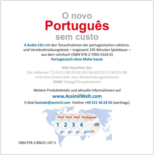 Produktbild: ASSiMiL Portugiesisch ohne M&uuml;he heute - Audio-CDs