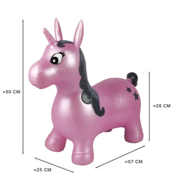 Produktbild: Aufblasbares springendes Pony Pl&uuml;sch